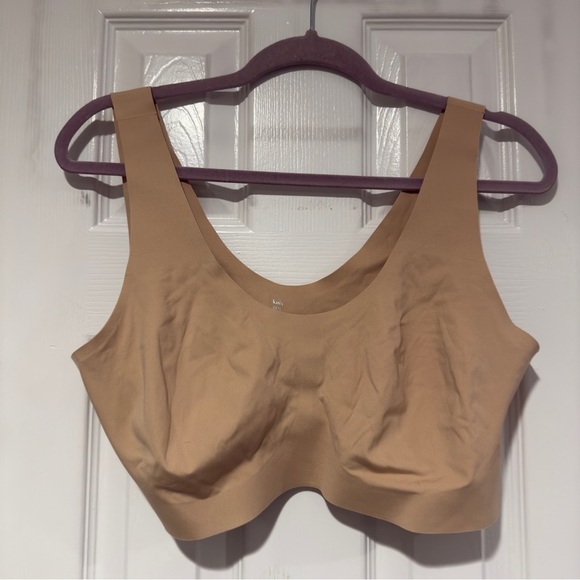 Knix Luxelift Pullover Bra Cream XXXL Lightweight Nude 41 A-DD - Picture 1 of 4